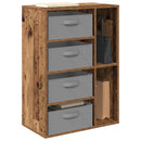 vidaXL Széf Antik Fa 60 x 33,5 x 84 cm