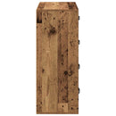 vidaXL Széf Antik Fa 60 x 33,5 x 84 cm