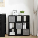 vidaXL Széf fiókkal Fekete tölgy 73,5 x 24 x 69,5 cm