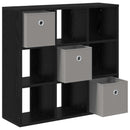 vidaXL Széf fiókkal Fekete tölgy 73,5 x 24 x 69,5 cm