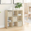 vidaXL Széf fiókkal Sonoma tölgy 73,5 x 24 x 69,5 cm