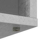 vidaXL Széf fiókkal Beton Szürke 73,5 x 24 x 69,5 cm