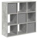 vidaXL Széf fiókkal Beton Szürke 73,5 x 24 x 69,5 cm