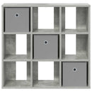 vidaXL Széf fiókkal Beton Szürke 73,5 x 24 x 69,5 cm