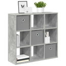 vidaXL Széf fiókkal Beton Szürke 73,5 x 24 x 69,5 cm