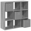 vidaXL Széf fiókkal Szürke Sonoma 73,5 x 24 x 69,5 cm