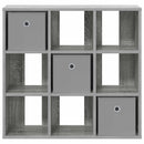 vidaXL Széf fiókkal Szürke Sonoma 73,5 x 24 x 69,5 cm