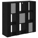 vidaXL Széf fiókkal Fekete tölgy 88,5 x 29 x 84,5 cm