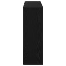 vidaXL Széf fiókkal Fekete tölgy 88,5 x 29 x 84,5 cm