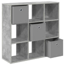 vidaXL Széf fiókkal Beton Szürke 88,5 x 29 x 84,5 cm