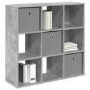 vidaXL Széf fiókkal Beton Szürke 88,5 x 29 x 84,5 cm