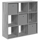vidaXL Széf fiókkal Szürke Sonoma 88,5 x 29 x 84,5 cm