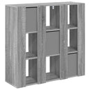 vidaXL Széf fiókkal Szürke Sonoma 88,5 x 29 x 84,5 cm