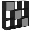 vidaXL Széf fiókkal Fekete tölgy 102 x 31 x 99,5 cm