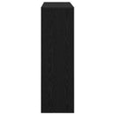 vidaXL Széf fiókkal Fekete tölgy 102 x 31 x 99,5 cm