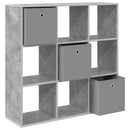 vidaXL Széf fiókkal Beton Szürke 102 x 31 x 99,5 cm