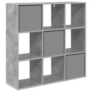 vidaXL Széf fiókkal Beton Szürke 102 x 31 x 99,5 cm