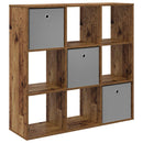 vidaXL Széf fiókkal Öreg fa 102 x 31 x 99,5 cm