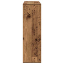 vidaXL Széf fiókkal Öreg fa 102 x 31 x 99,5 cm