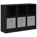 vidaXL Széf fiókkal Fekete tölgy 73,5 x 22,5 x 53,5 cm
