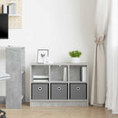 vidaXL Széf fiókkal Beton Szürke 73,5 x 22,5 x 53,5 cm