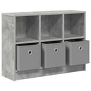 vidaXL Széf fiókkal Beton Szürke 73,5 x 22,5 x 53,5 cm