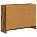 vidaXL Széf fiókkal Füstölt tölgy 73,5 x 22,5 x 53,5 cm