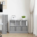 vidaXL Széf fiókkal Szürke Sonoma 73,5 x 22,5 x 53,5 cm