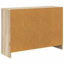 vidaXL Széf fiókkal Sonoma tölgy 88,5 x 27,5 x 63,5 cm