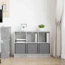 vidaXL Széf fiókkal Beton Szürke 88,5 x 27,5 x 63,5 cm