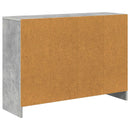 vidaXL Széf fiókkal Beton Szürke 88,5 x 27,5 x 63,5 cm