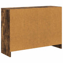vidaXL Széf fiókkal Füstölt tölgy 88,5 x 27,5 x 63,5 cm