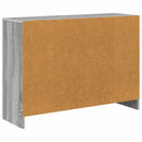 vidaXL Széf fiókkal Szürke Sonoma 88,5 x 27,5 x 63,5 cm