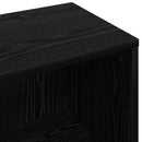vidaXL Széf fiókkal Fekete tölgy 102 x 32 x 73,5 cm