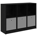 vidaXL Széf fiókkal Fekete tölgy 102 x 32 x 73,5 cm