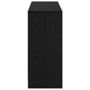 vidaXL Széf fiókkal Fekete tölgy 102 x 32 x 73,5 cm