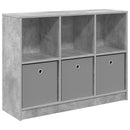 vidaXL Széf fiókkal Beton Szürke 102 x 32 x 73,5 cm