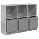 vidaXL Széf fiókkal Beton Szürke 102 x 32 x 73,5 cm