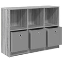 vidaXL Széf fiókkal Szürke Sonoma 102 x 32 x 73,5 cm