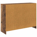 vidaXL Széf fiókkal Öreg fa 102 x 32 x 73,5 cm