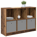 vidaXL Széf fiókkal Öreg fa 102 x 32 x 73,5 cm