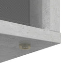 vidaXL Széf fiókkal Beton Szürke 49,5 x 22 x 47 cm