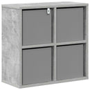 vidaXL Széf fiókkal Beton Szürke 49,5 x 22 x 47 cm