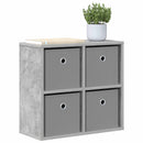 vidaXL Széf fiókkal Beton Szürke 49,5 x 22 x 47 cm