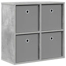 vidaXL Széf fiókkal Beton Szürke 59,5 x 27 x 57 cm
