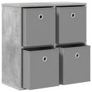 vidaXL Széf fiókkal Beton Szürke 59,5 x 27 x 57 cm