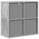 vidaXL Széf fiókkal Beton Szürke 59,5 x 27 x 57 cm