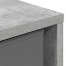 vidaXL Széf fiókkal Beton Szürke 68,5 x 32 x 67 cm