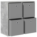 vidaXL Széf fiókkal Beton Szürke 68,5 x 32 x 67 cm