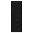 vidaXL Széf fiókkal Fekete tölgy 25,5 x 22 x 69,5 cm